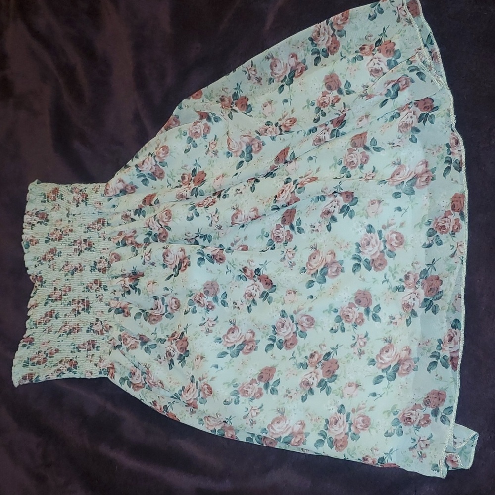 Strapless dress